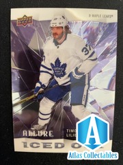 20-21 UD Allure Hockey Iced Rookie Out IO-19 Timothy Liljegren